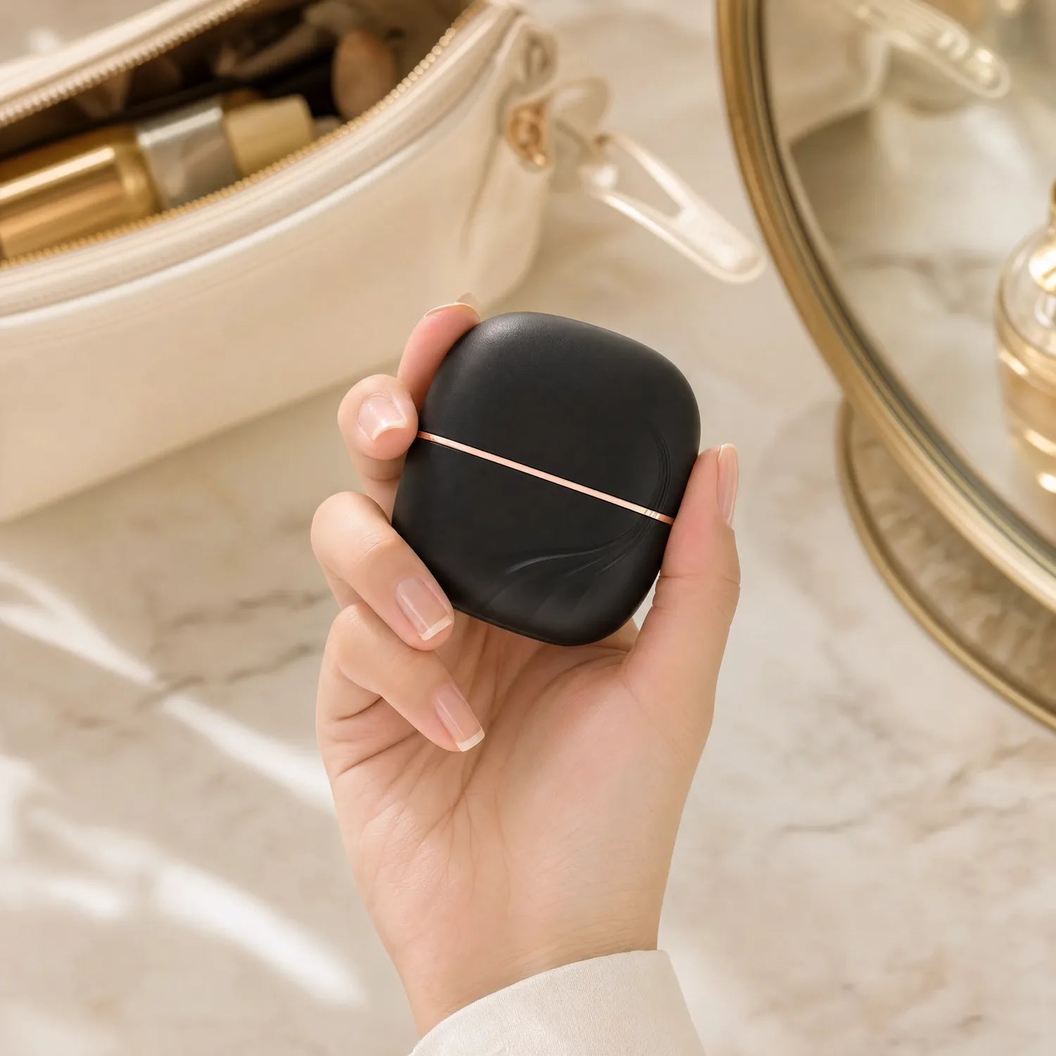 Black Rove smoothing comb packed for everyday carry